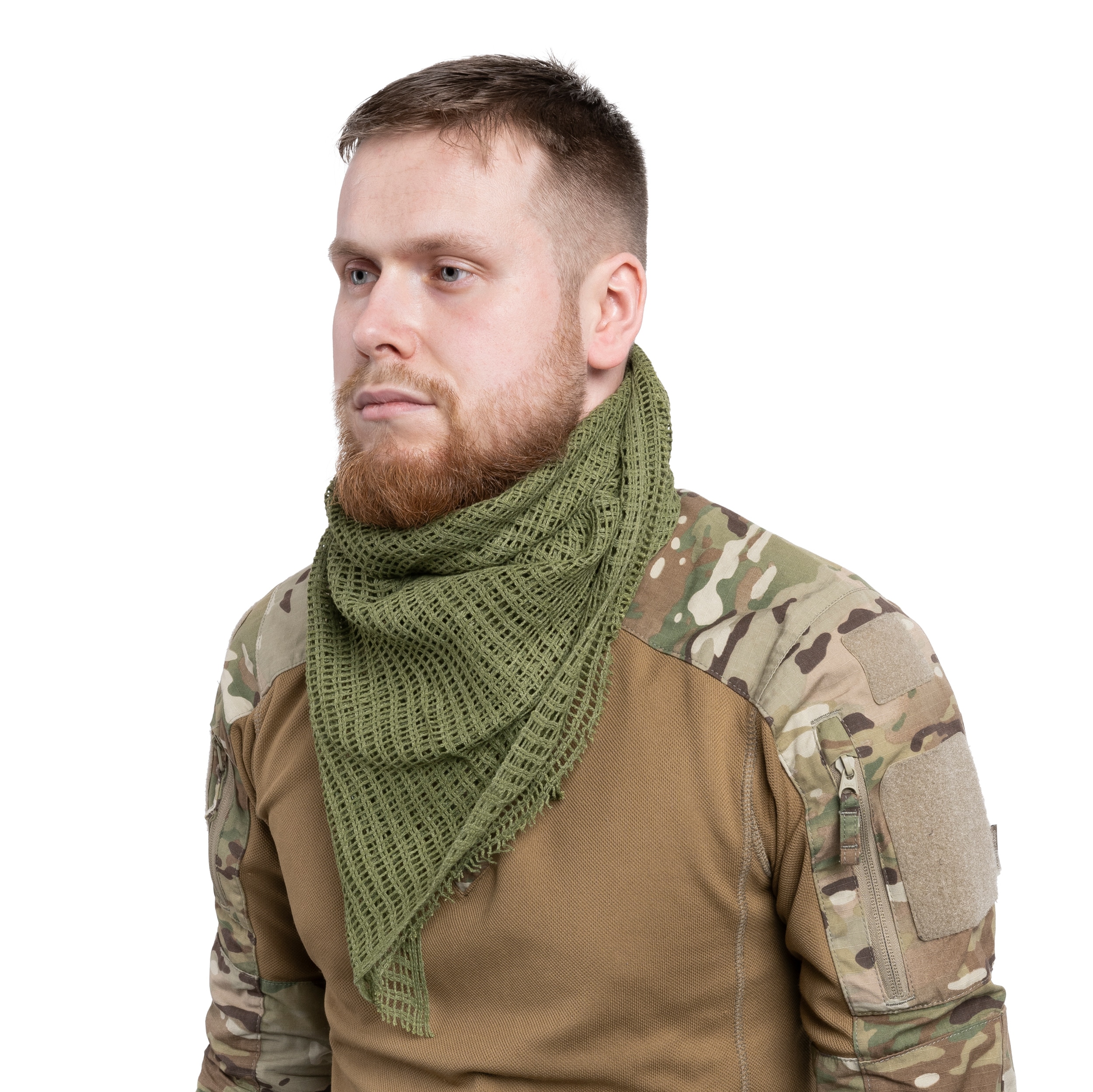 Écharpe de snajper Forces Scrim Net Scarf Highlander - Olive