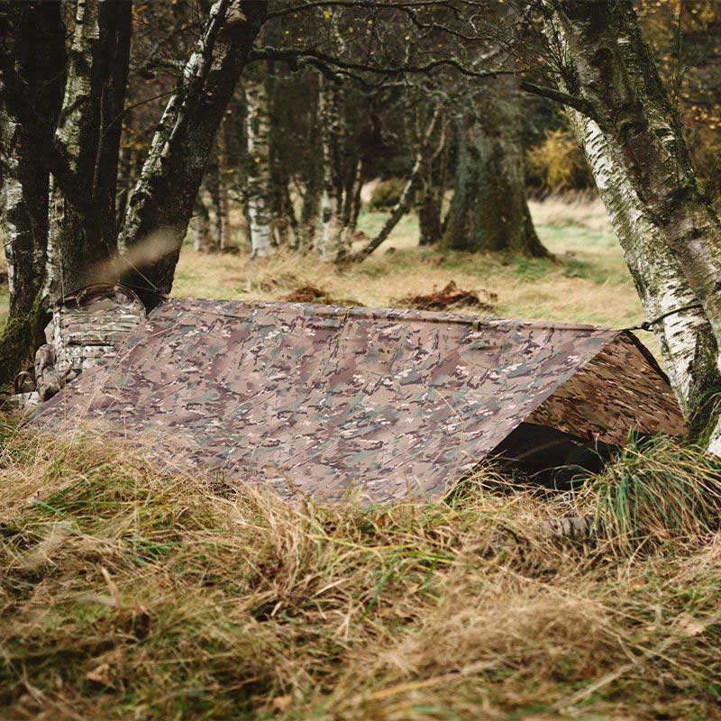 Bâche de bivouac Forces Basha Tarp Highlander - Arid MC Camo