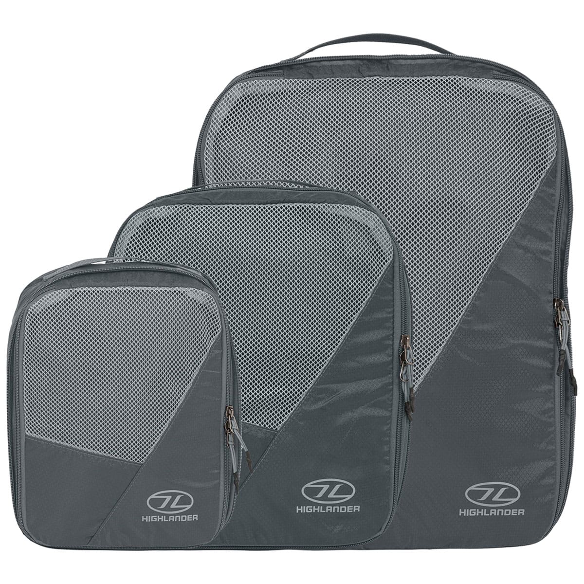 Pochette organisateur 3 pcs. Highlander Outdoor - Grey