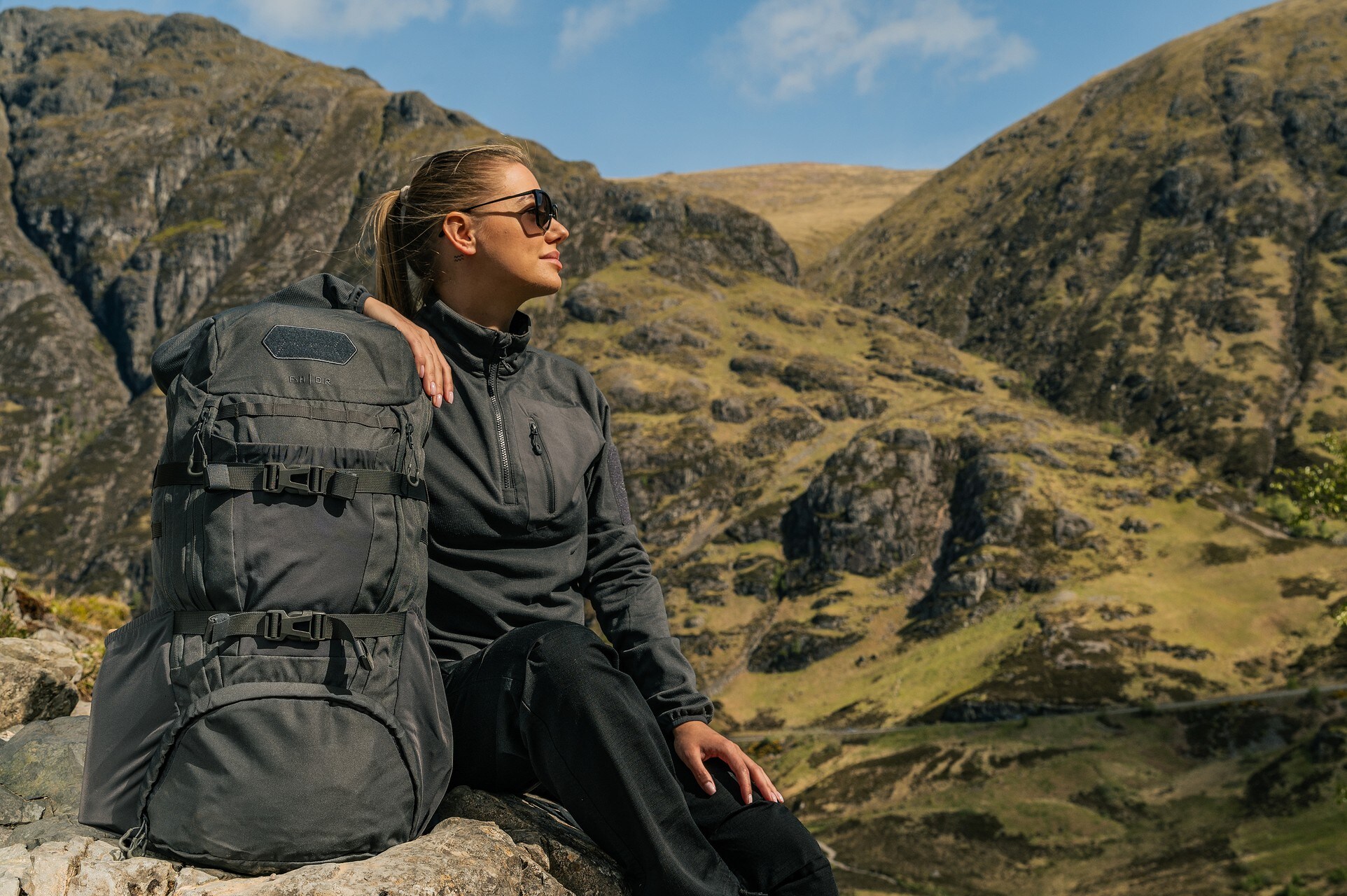 Sac à dos Forces Eagle 3 40 L Highlander - Dark Grey