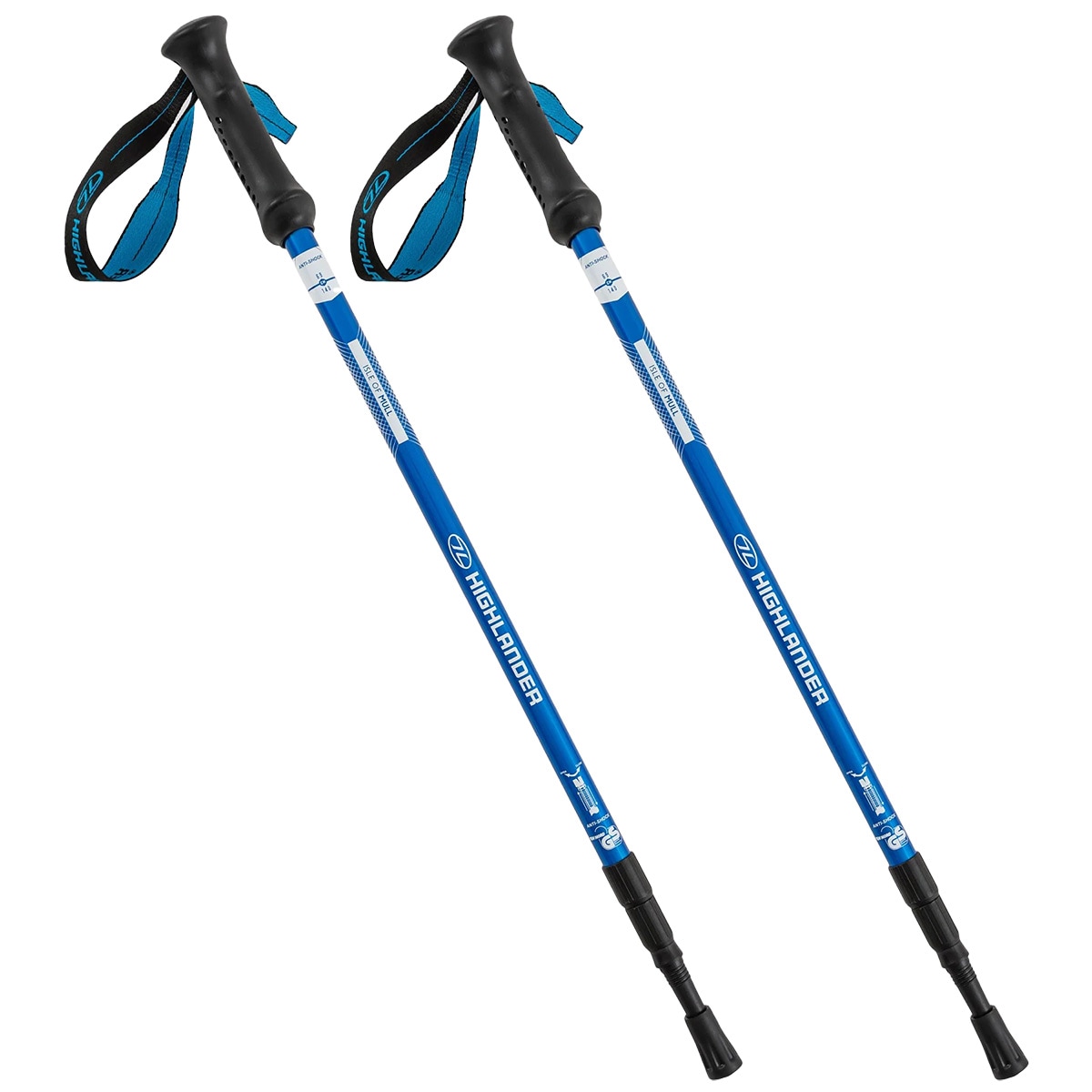 Bâtons de trekking Mull Highlander Outdoor - Blue