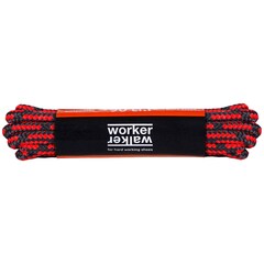 Lacets ronds 120 cm Worker Walker - Black/Red