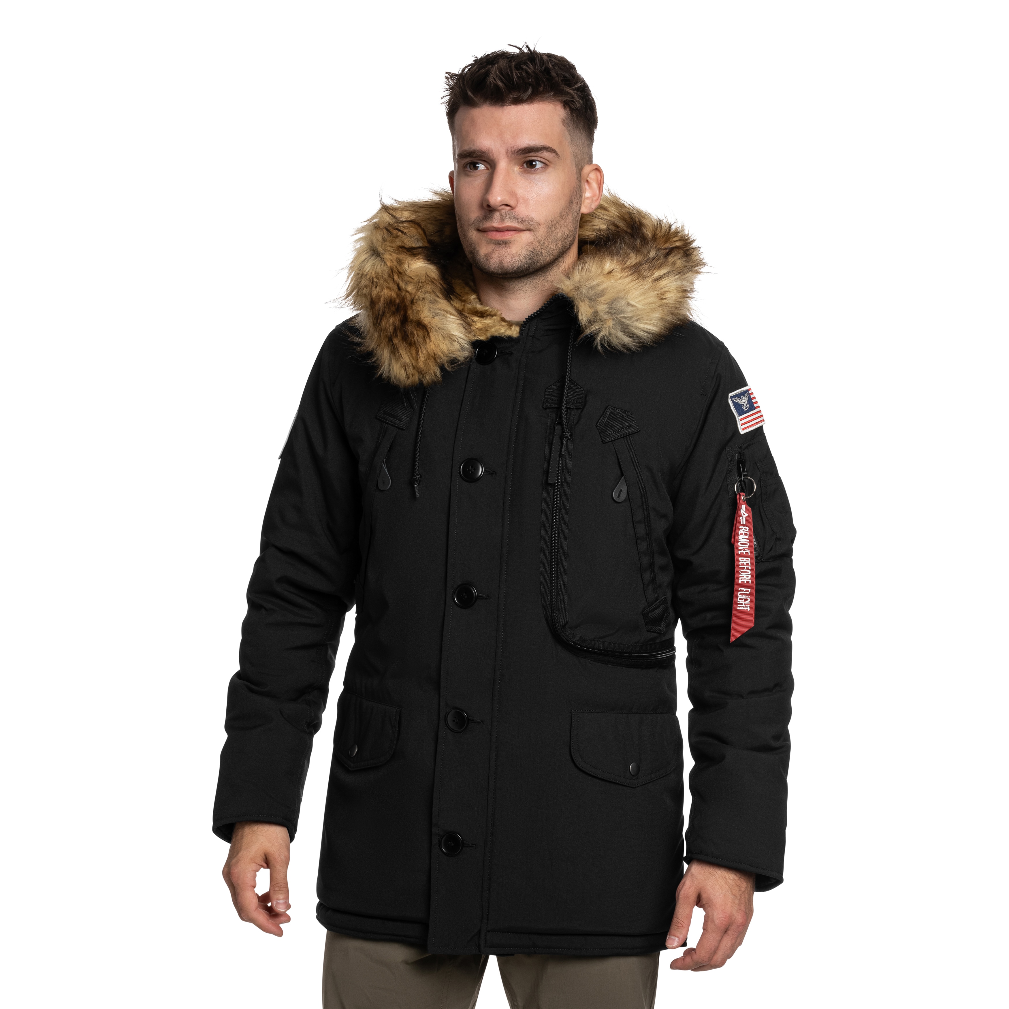 Veste Polar Jacket Alpha Industries - Black