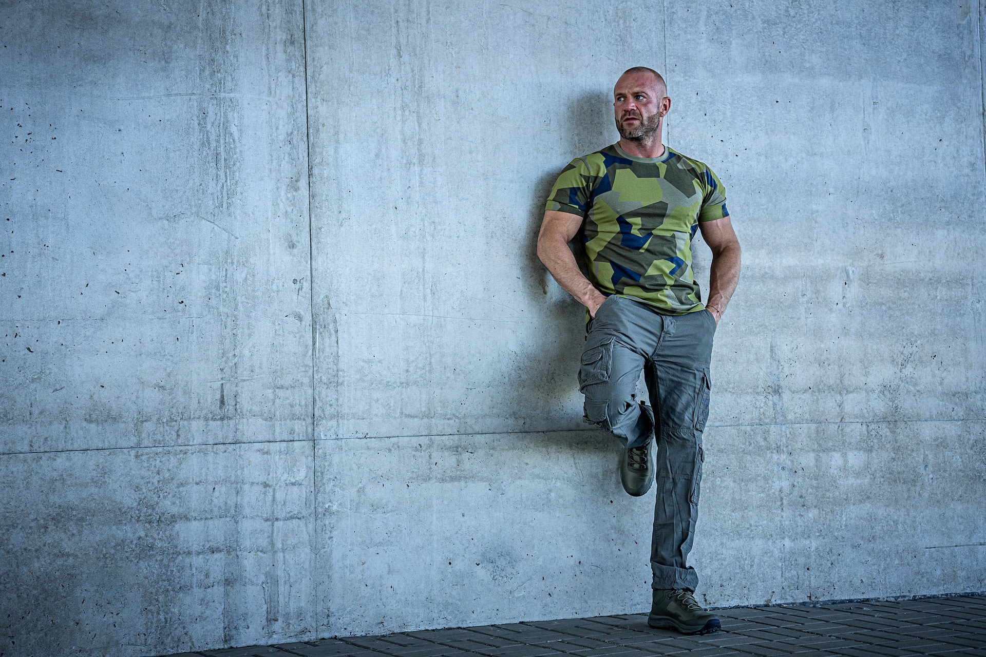 T-shirt Brandit - Swedish Camo M90