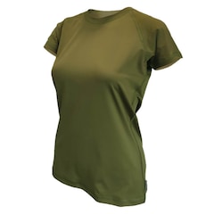 T-shirt thermique pour femme Raglan Haasta - Olive