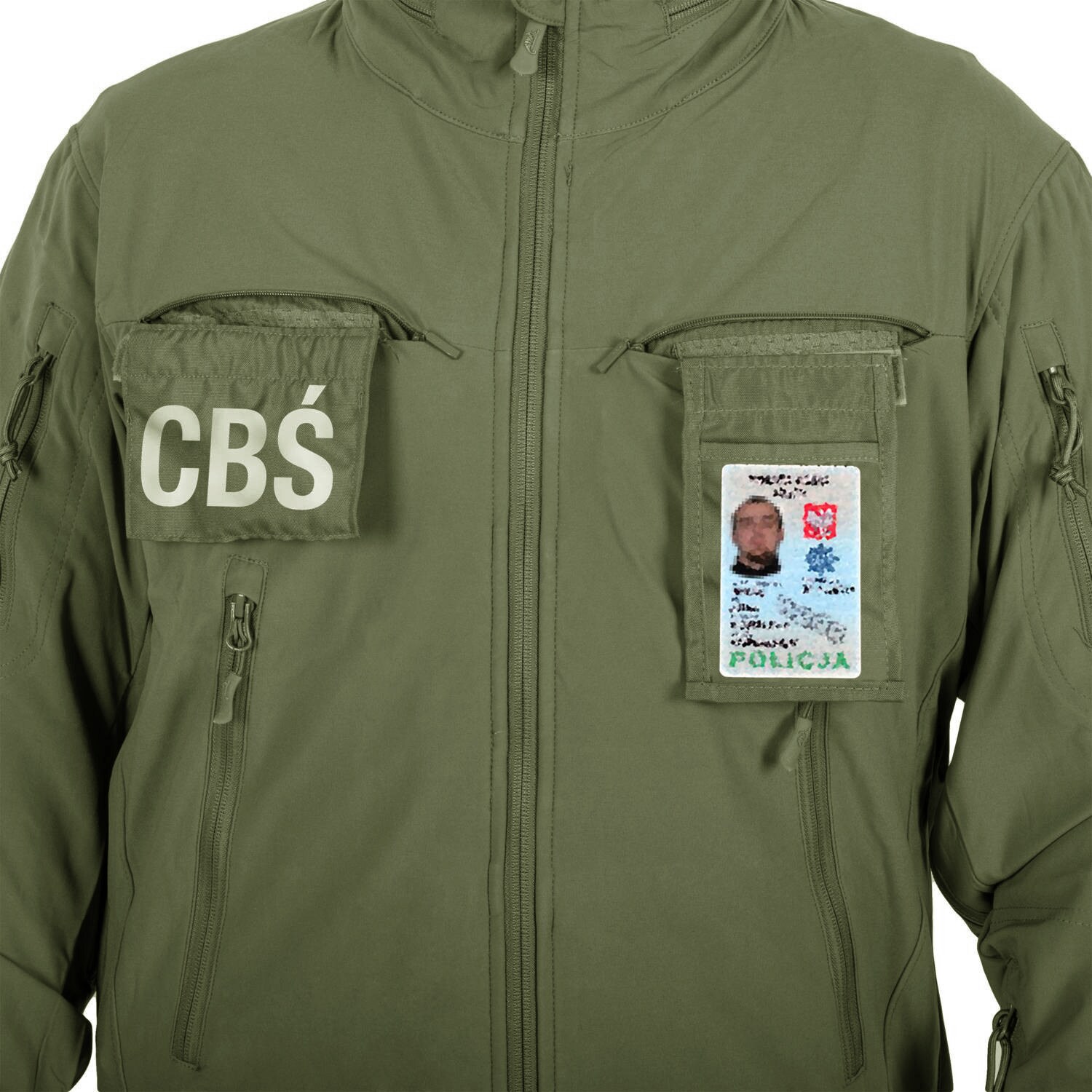 Veste Helikon Cougar Softshell Windblocker QSA HID - Olive Green