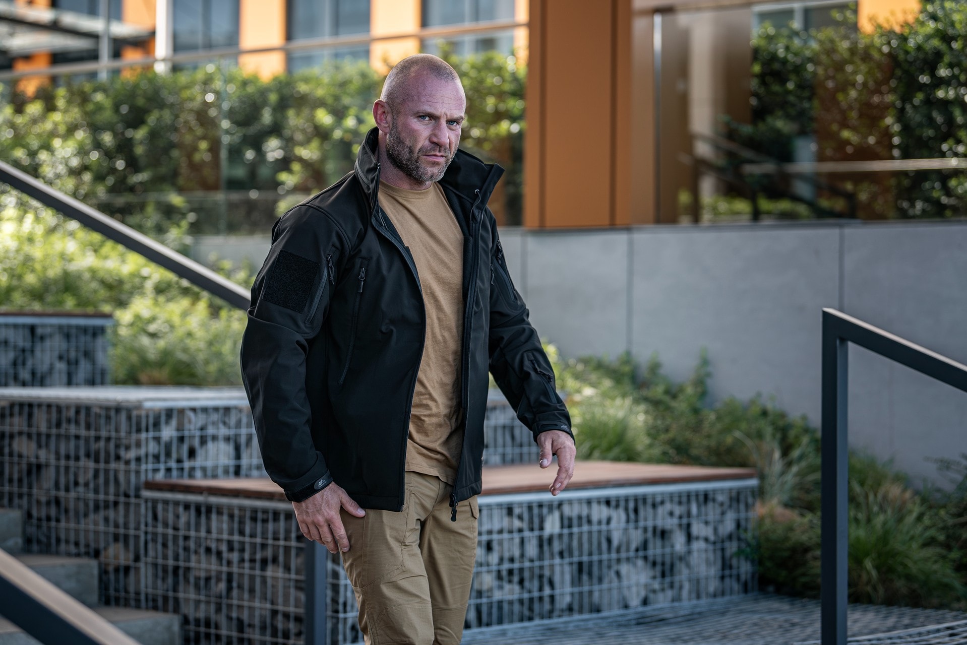 Veste Gunfighter Softshell Shark Skin Windblocker Helikon-Tex - Black