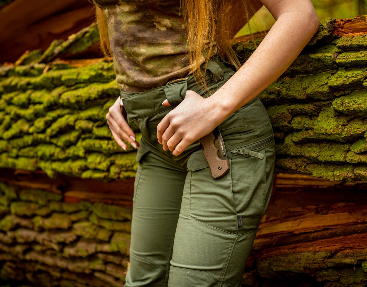 Pantalon Femme Women's UTP PolyCotton Rip-Stop Helikon-Tex - Olive Drab