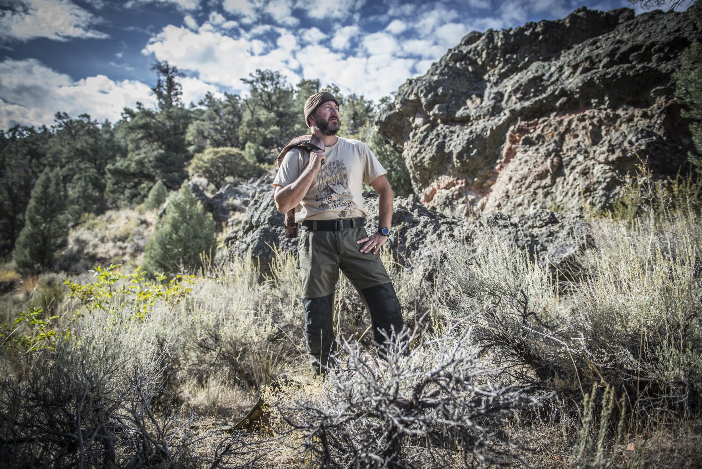 T-shirt Home Sweet Home Helikon - Khaki