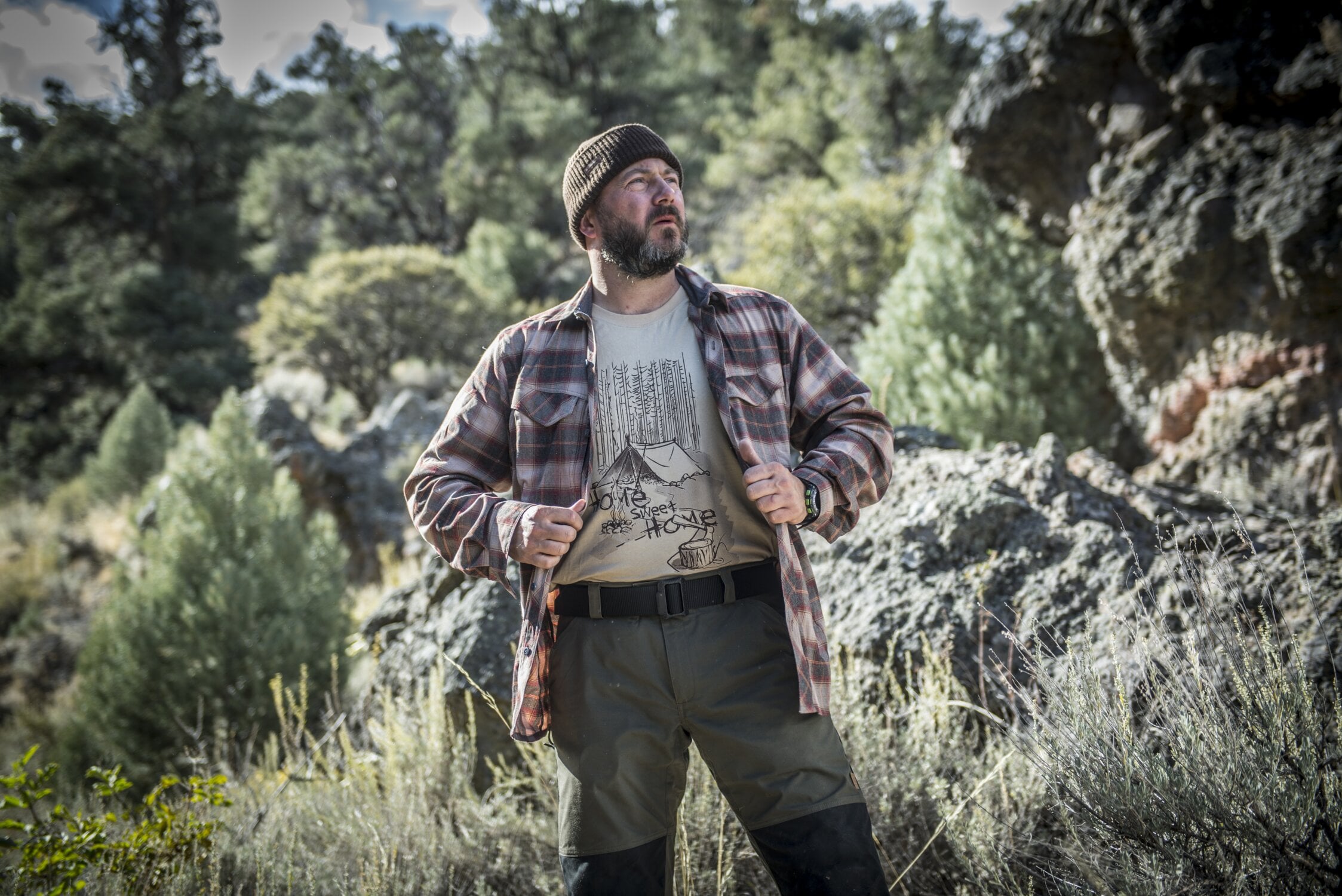 T-shirt Home Sweet Home Helikon-Tex - Khaki