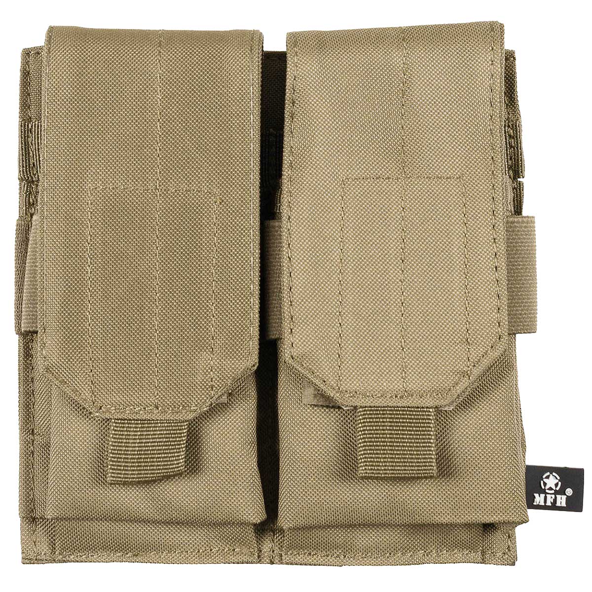 Double pochette pour chargeur Ammo Pouch MOLLE MFH - Coyote