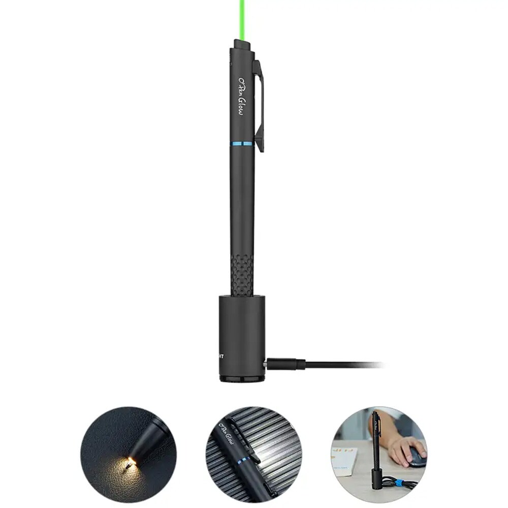 Stylo lampe de poche O'Pen Glow - 120 lumens Olight - Black