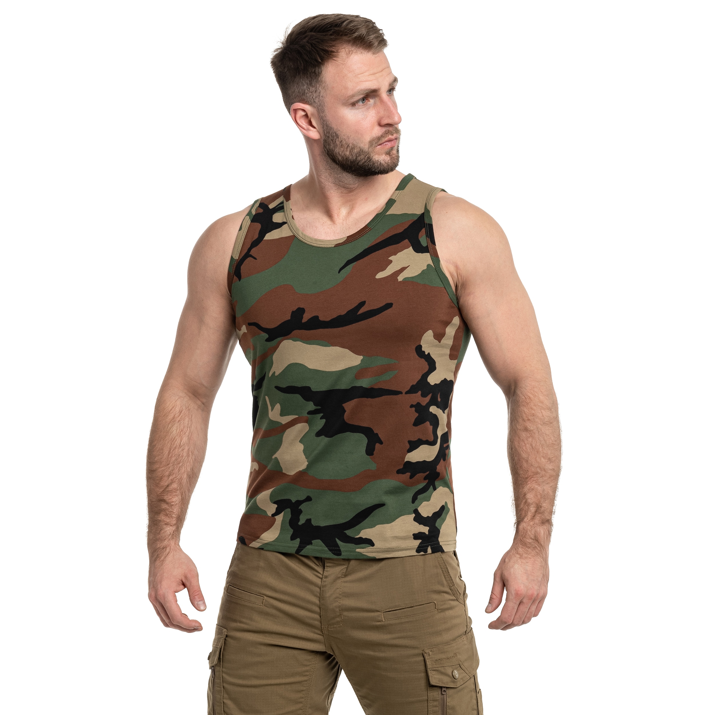T-shirt Tank Top MFH - Woodland