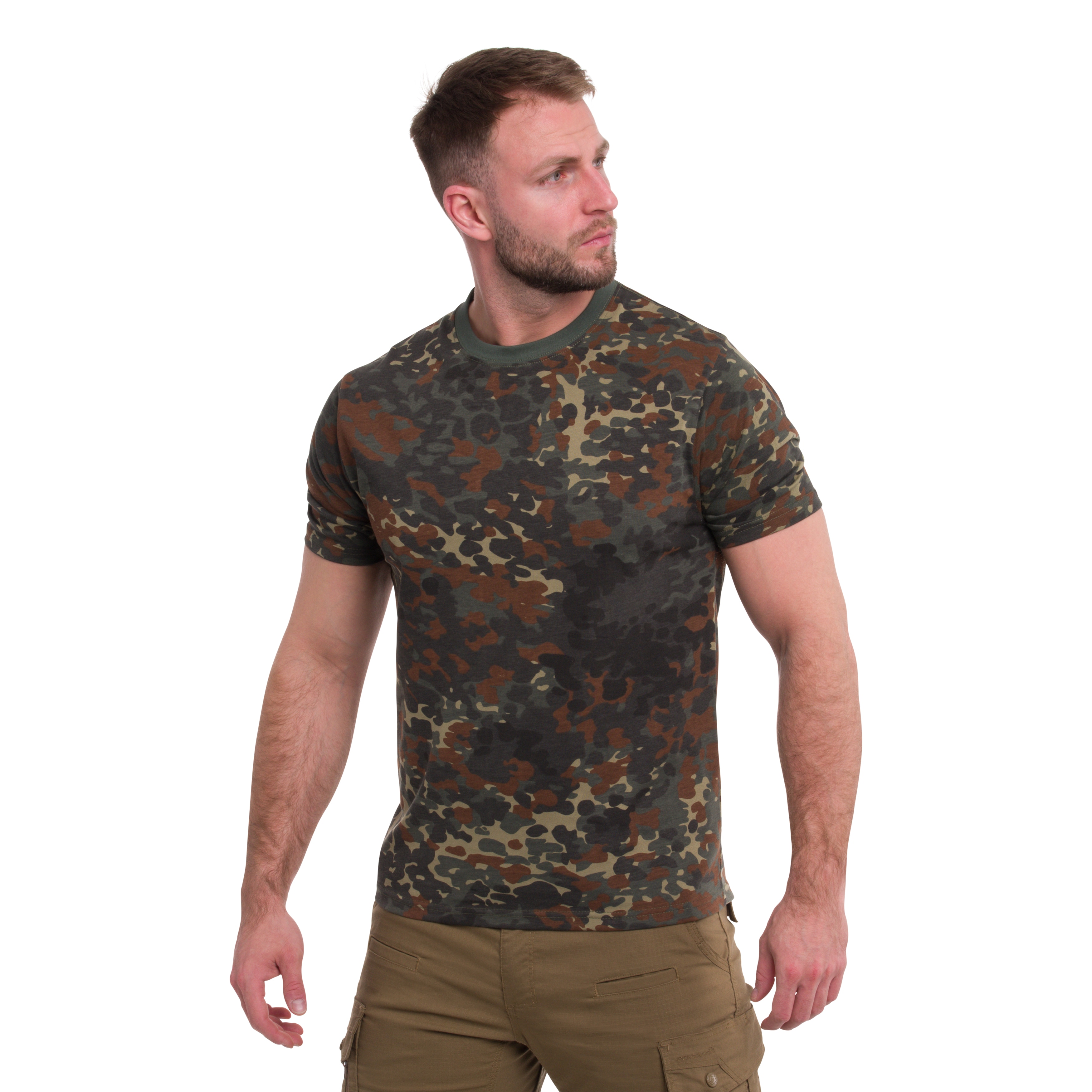 T-shirt Streetstyle MFH-  Flecktarn BW Camo