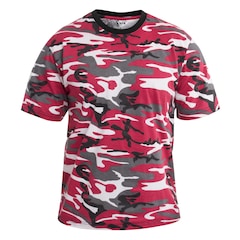 T-shirt Streetstyle MFH - Red Camo