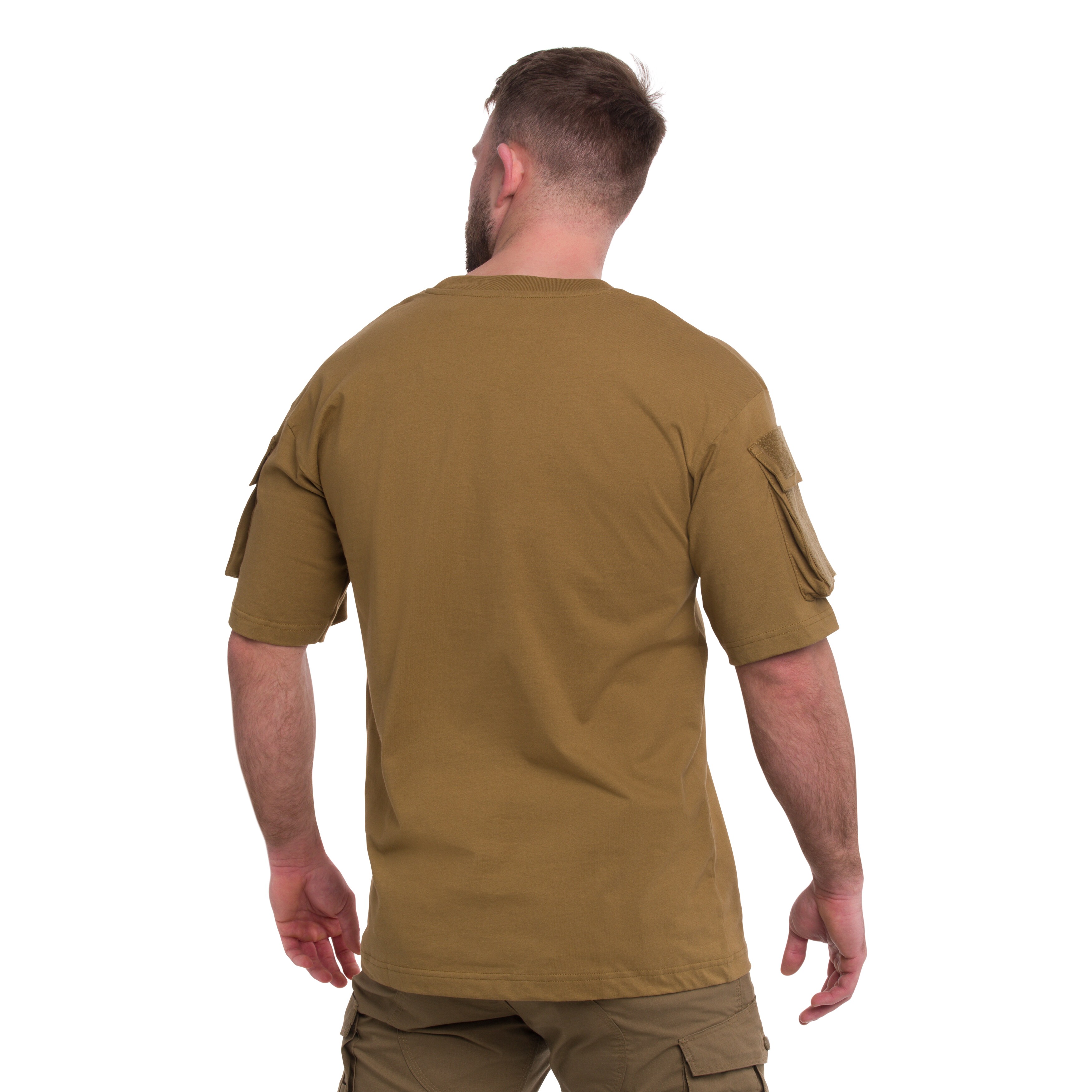 T-shirt avec poches MFH - Coyote