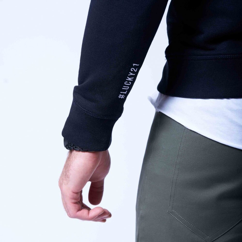 Sweatshirt Lucky 21 Military Gym Wear - Black