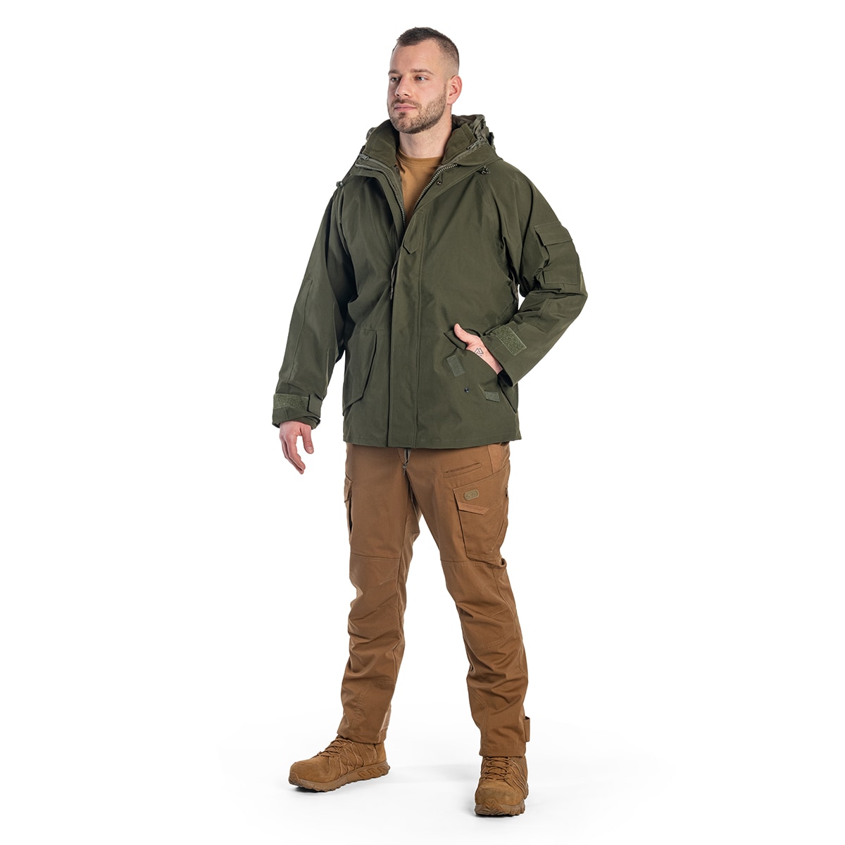 Veste avec doublure ECWCS Wet Weather Mil-Tec - Olive