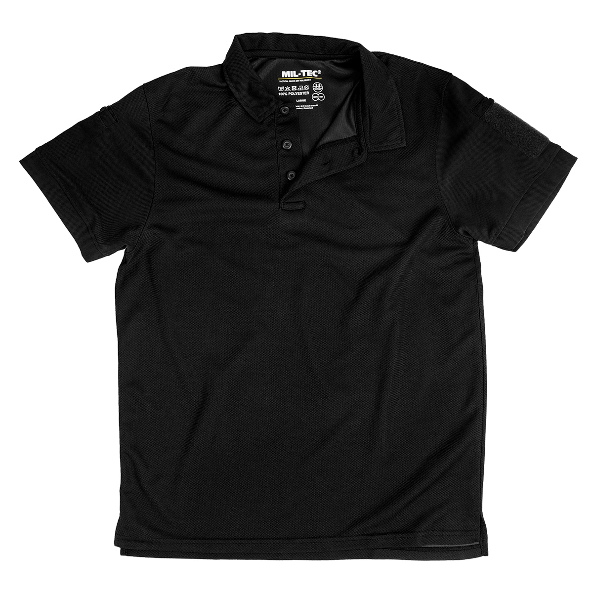 Chemise polo Quickdry Mil-Tec - Black
