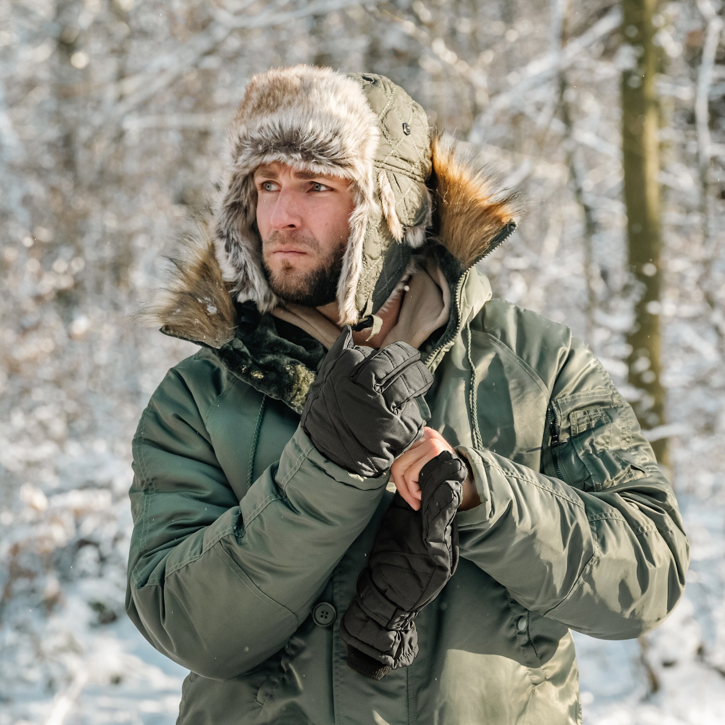 Gants d'hiver Thinsulate Mil-Tec - Black