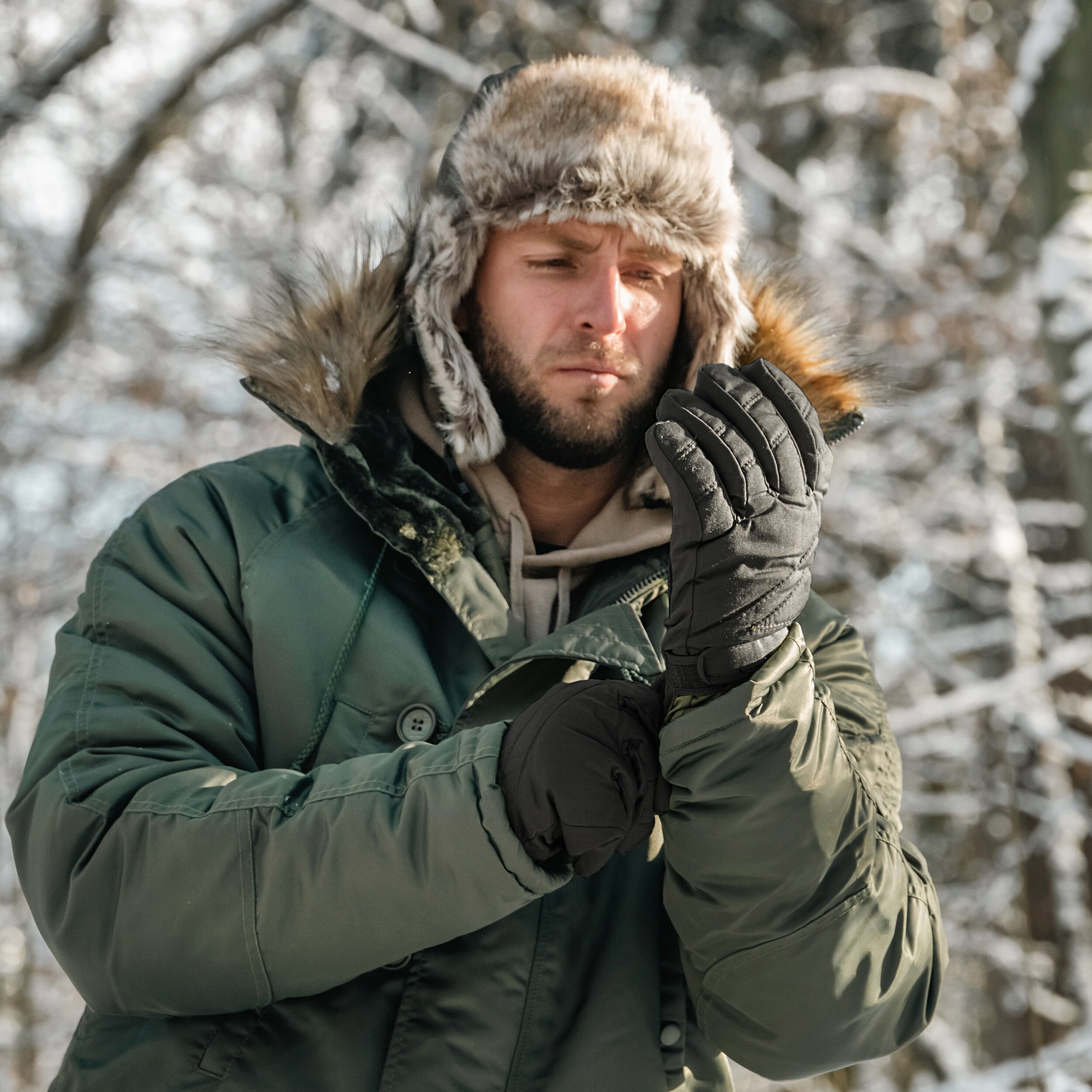 Gants d'hiver Thinsulate Mil-Tec - Black