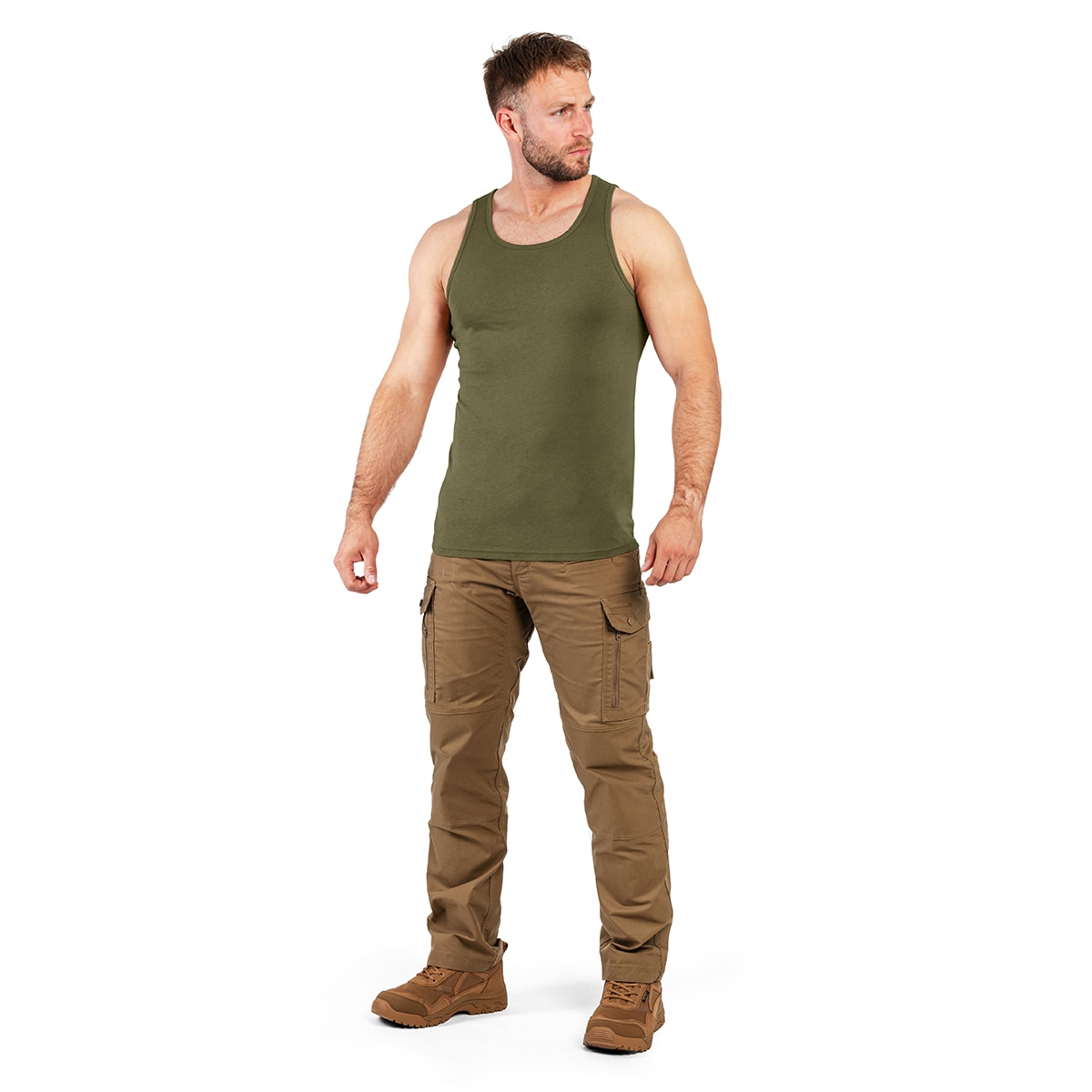 T-shirt Tank Top Mil-Tec - Olive