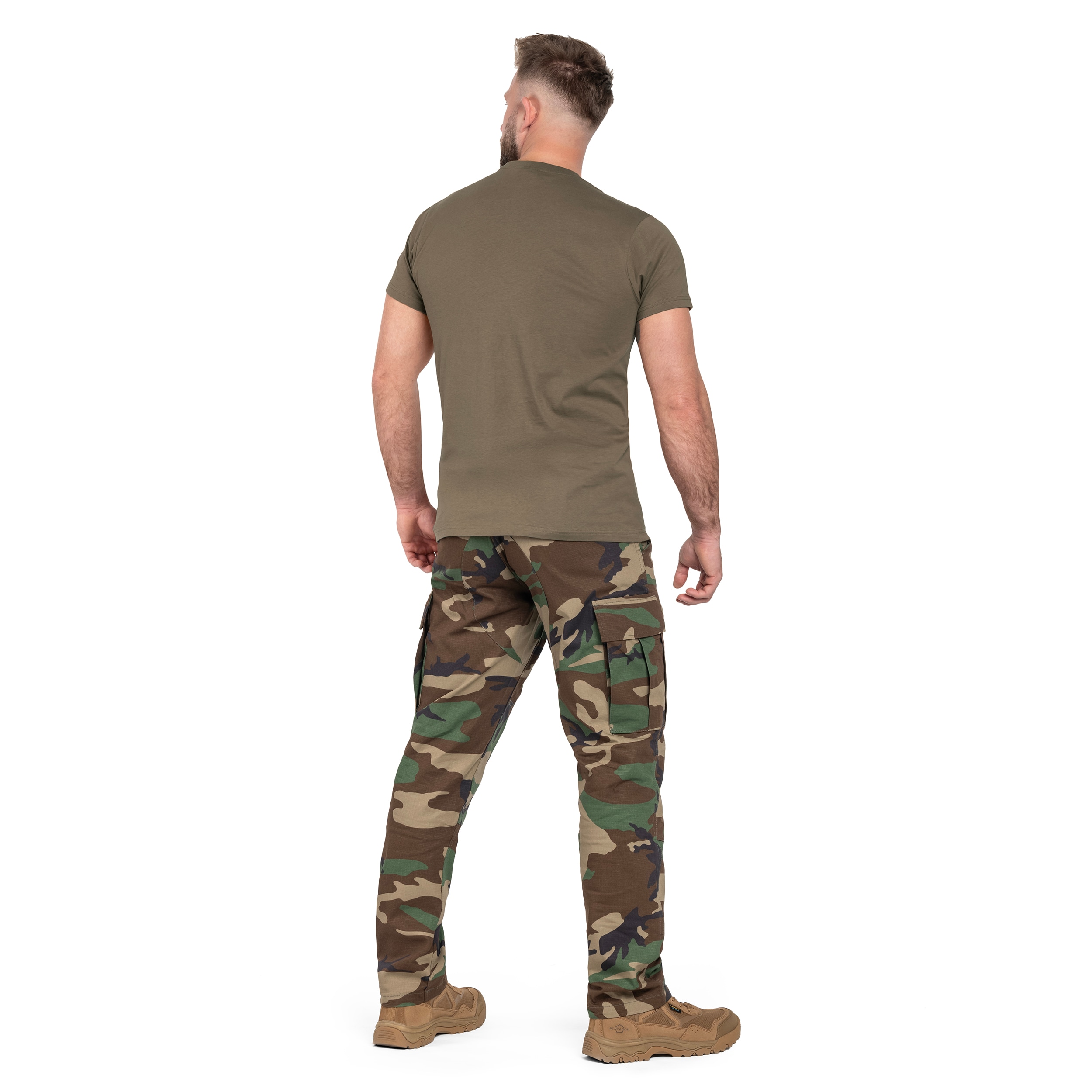T-shirt Mil-Tec - Stone Grey/Olive