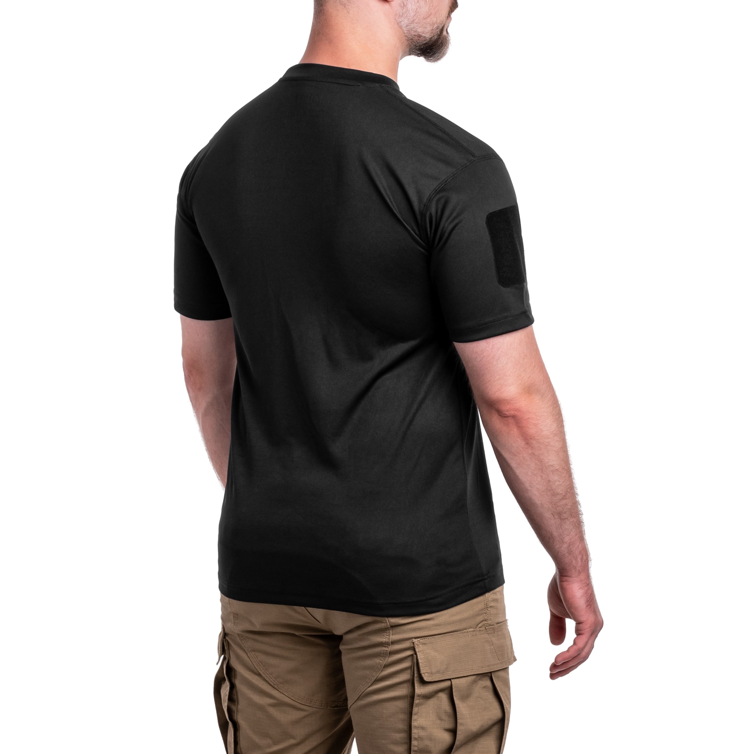 T-shirt thermique Tactical Short Sleeve Mil-Tec - Black