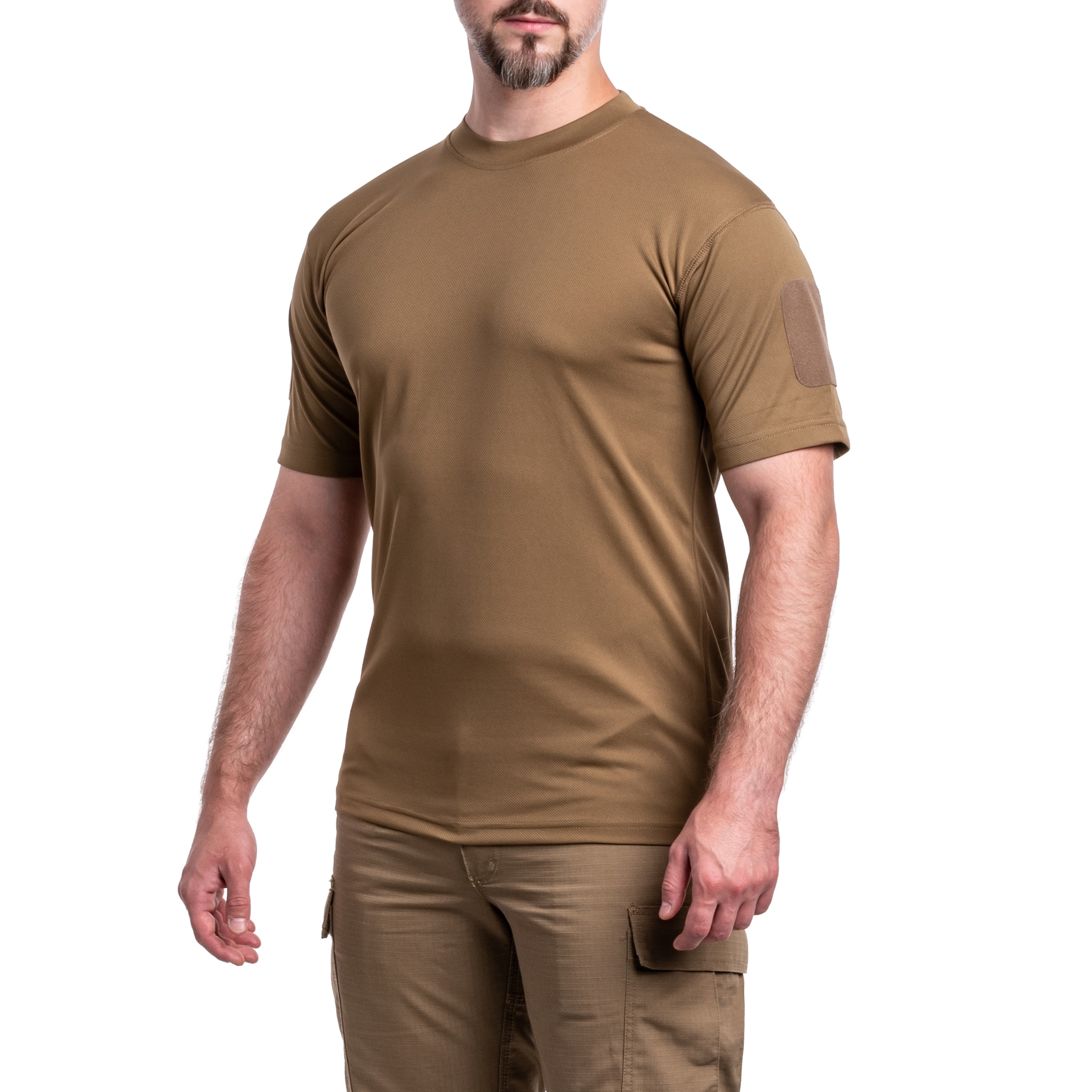 T-shirt thermique Tactical Short Sleeve Mil-Tec - Coyote