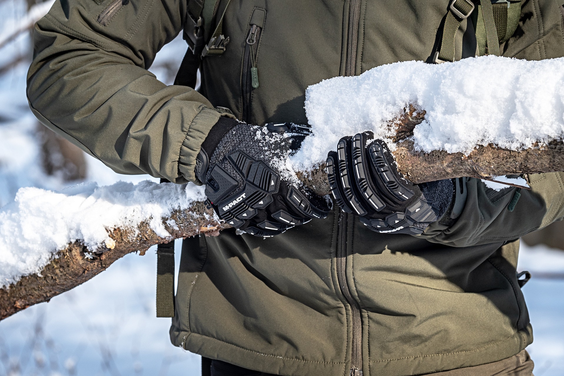 Gants tactique ColdWork M-Pact Mechanix Wear - Black/Grey