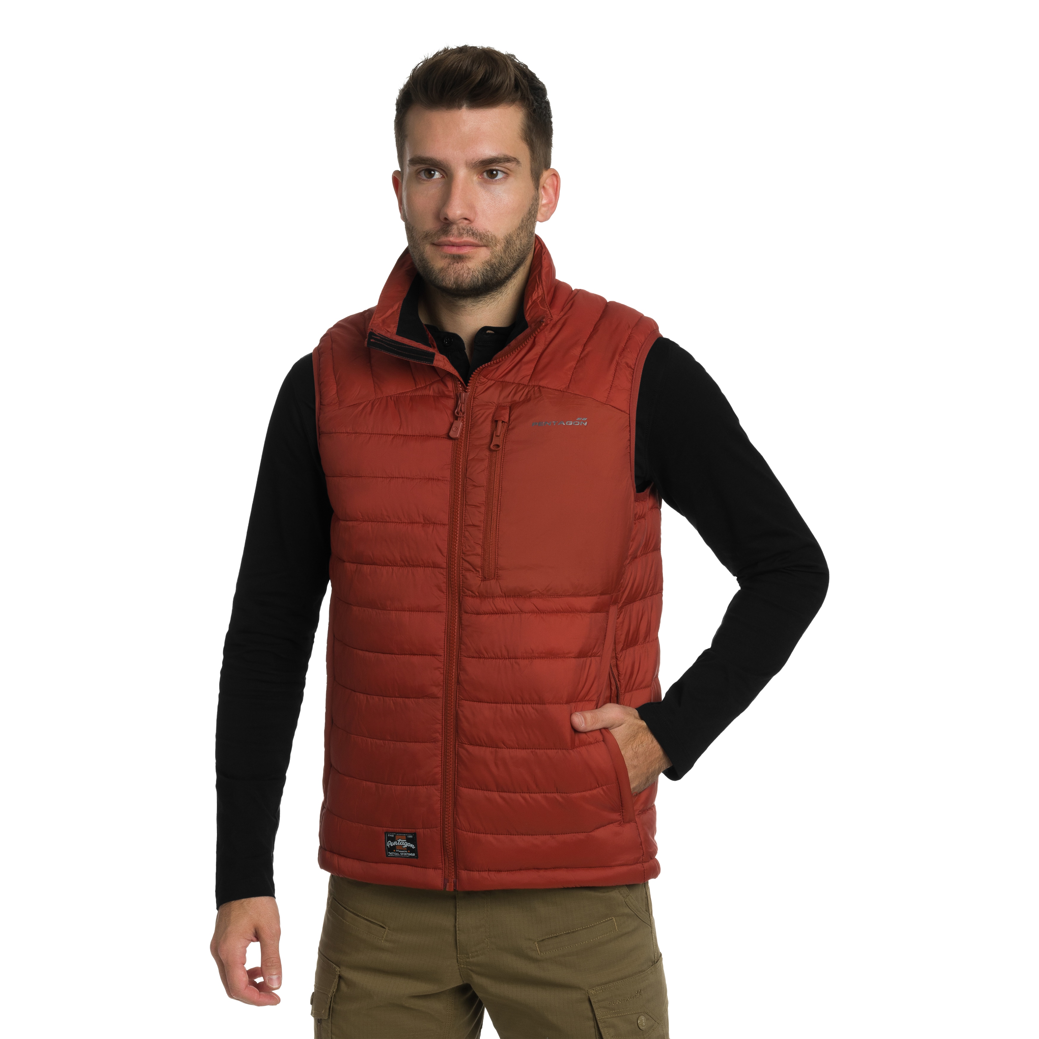 Gilet Homer Vest Pentagon - Maroon Red
