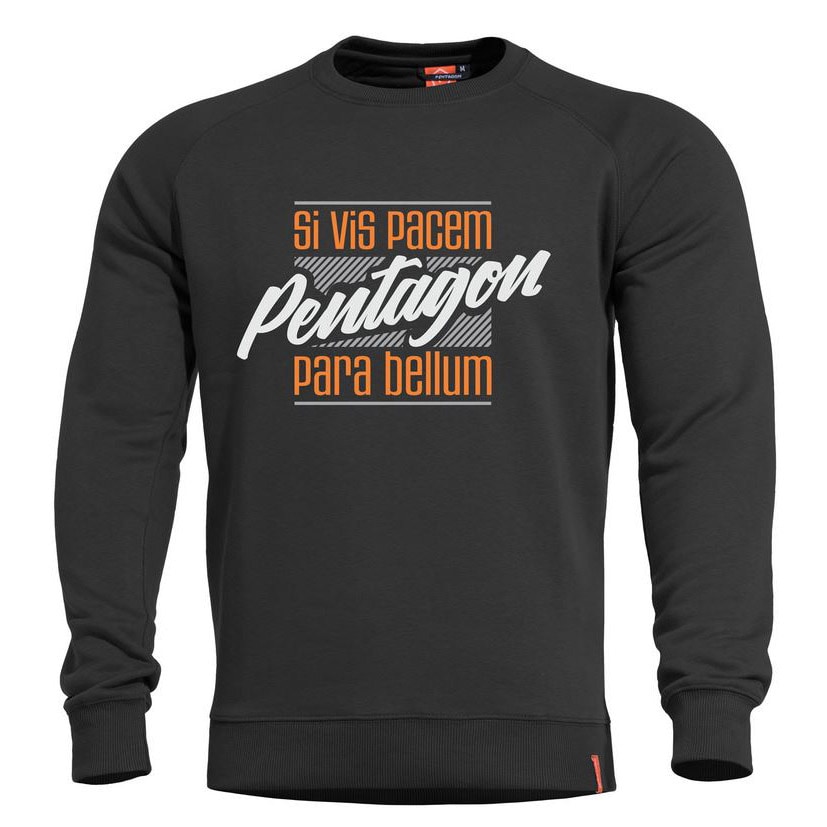 Sweatshirt Hawk Para Bellum Pentagon - Black