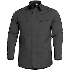 Chemise manches longues Plato Long Sleeve Pentagon - Black