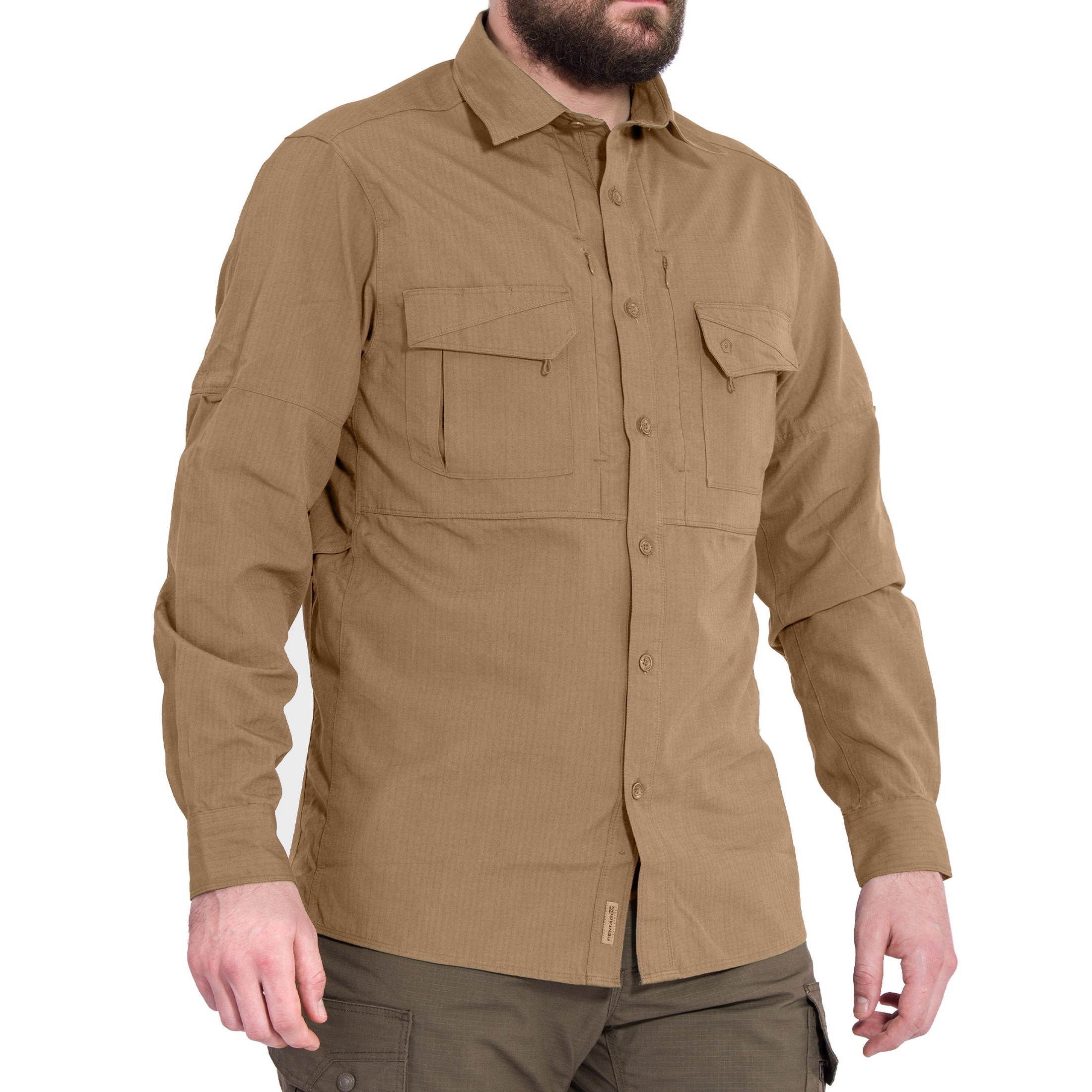 Chemise manches longues Plato Long Sleeve Pentagon - Coyote