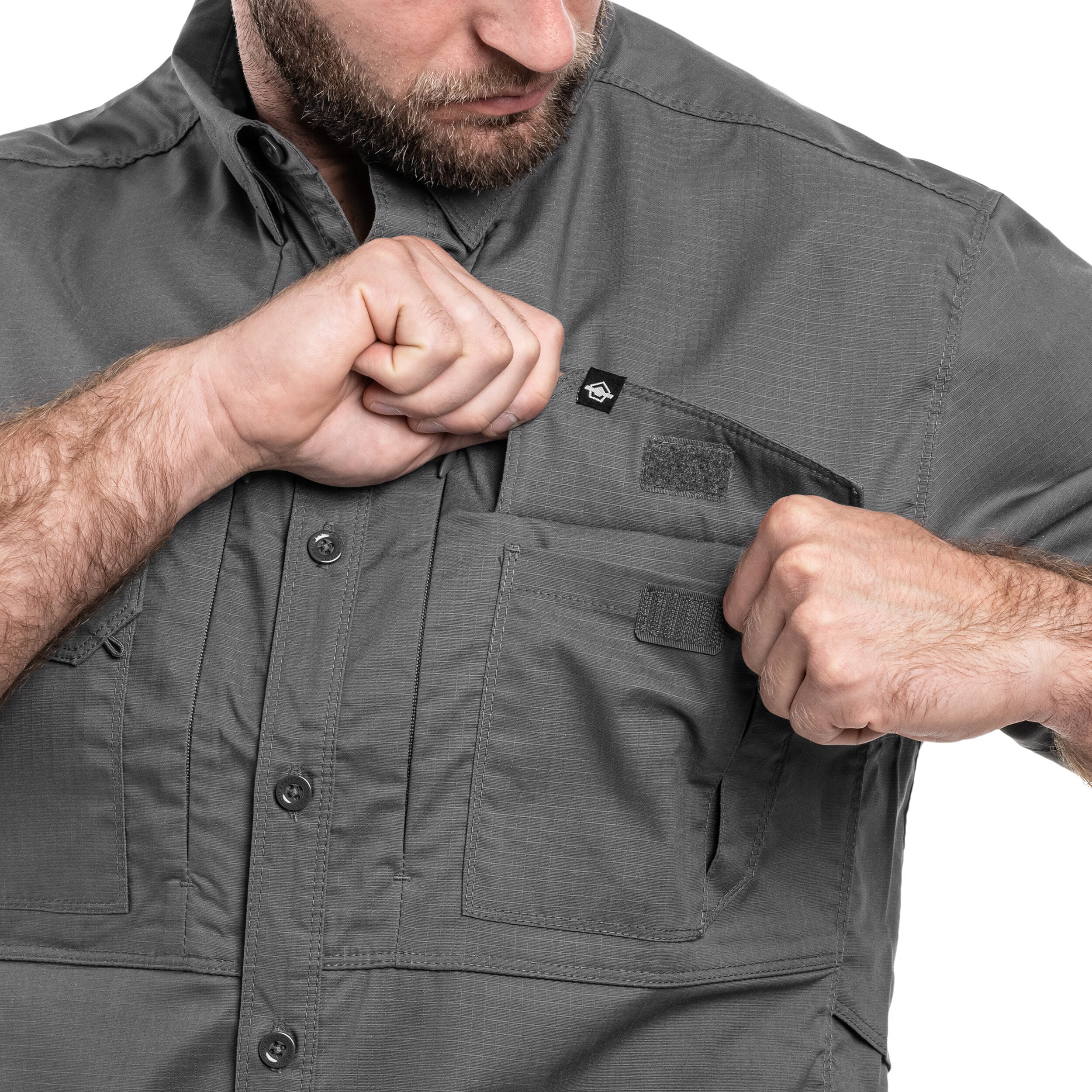 Chemise tactique Plato Short Sleeve Pentagon - Wolf Grey