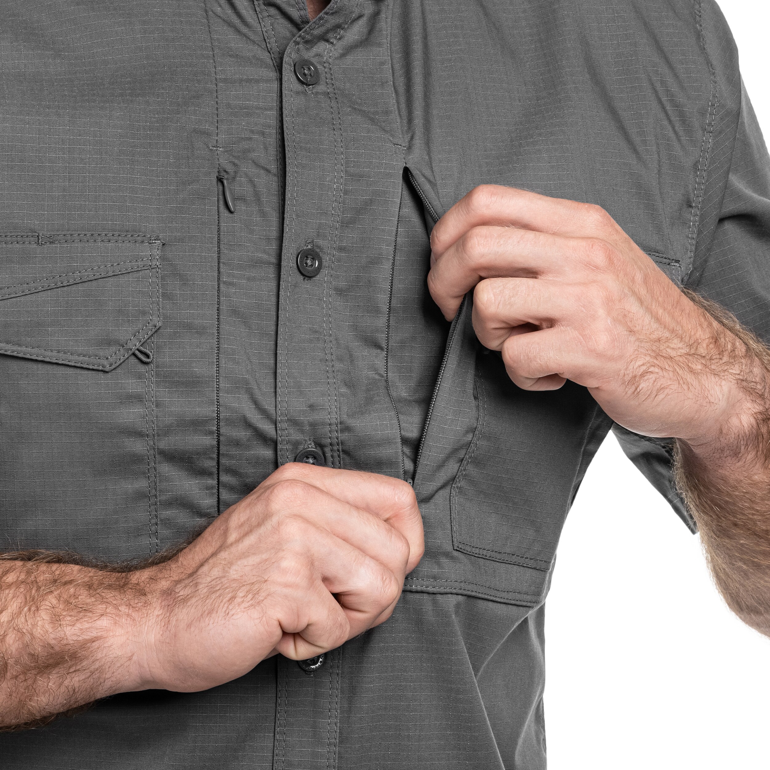 Chemise tactique Plato Short Sleeve Pentagon - Wolf Grey