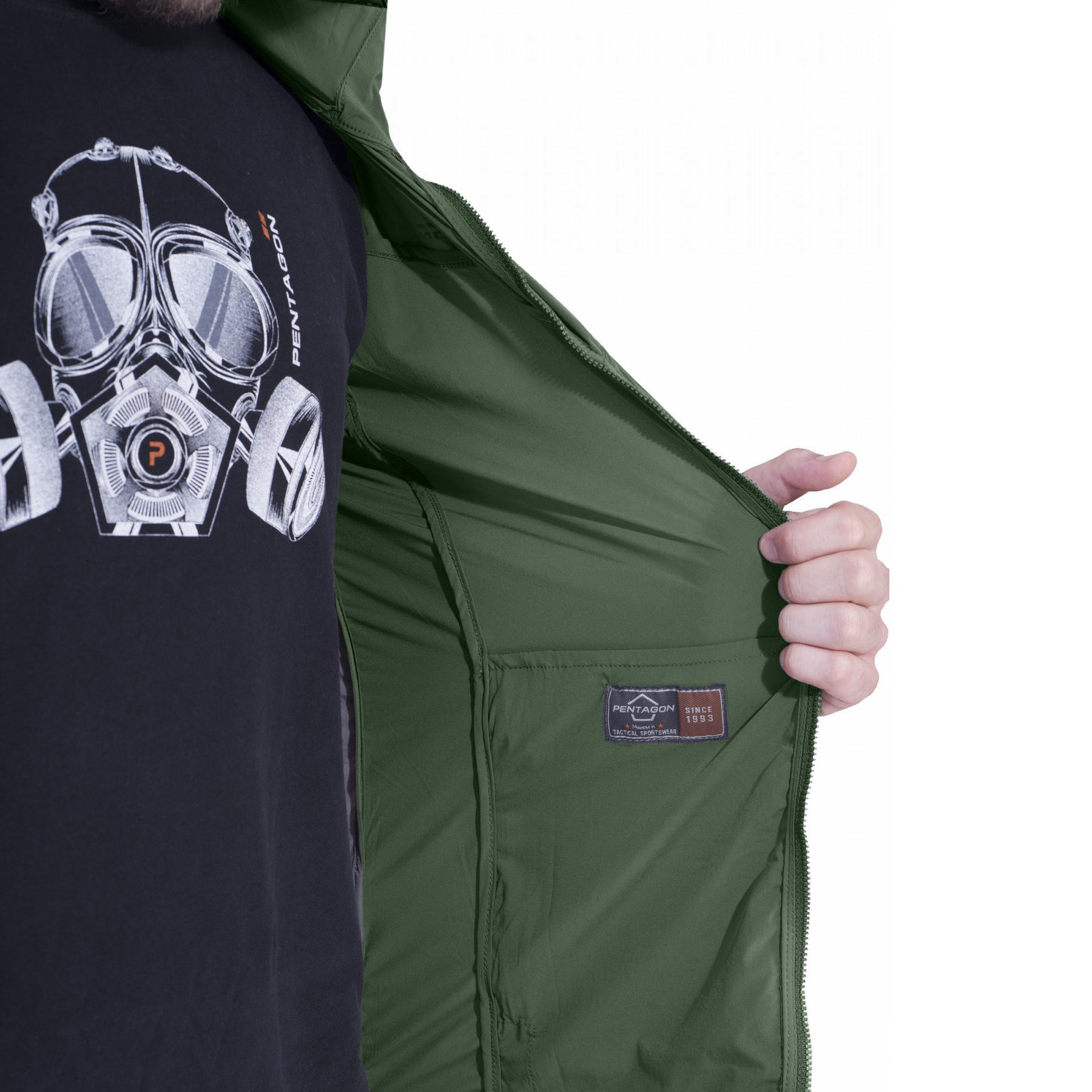 Veste Helios Sun Pentagon - Camo Green