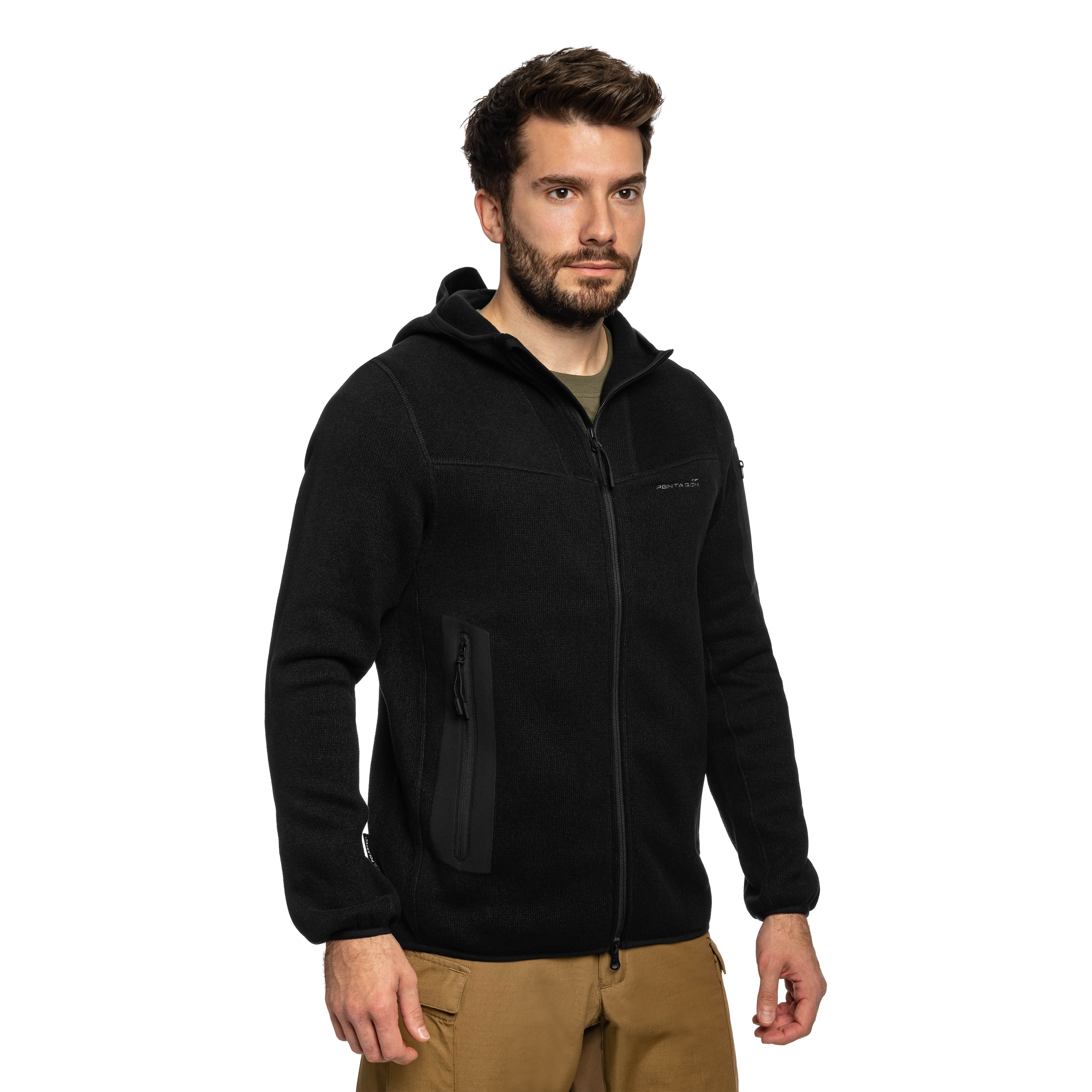 Sweat à capuche Falcon Pro Pentagon - Black