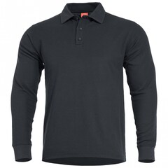 Polo à manches longues Aniketos Long Sleeve Pentagon - Black
