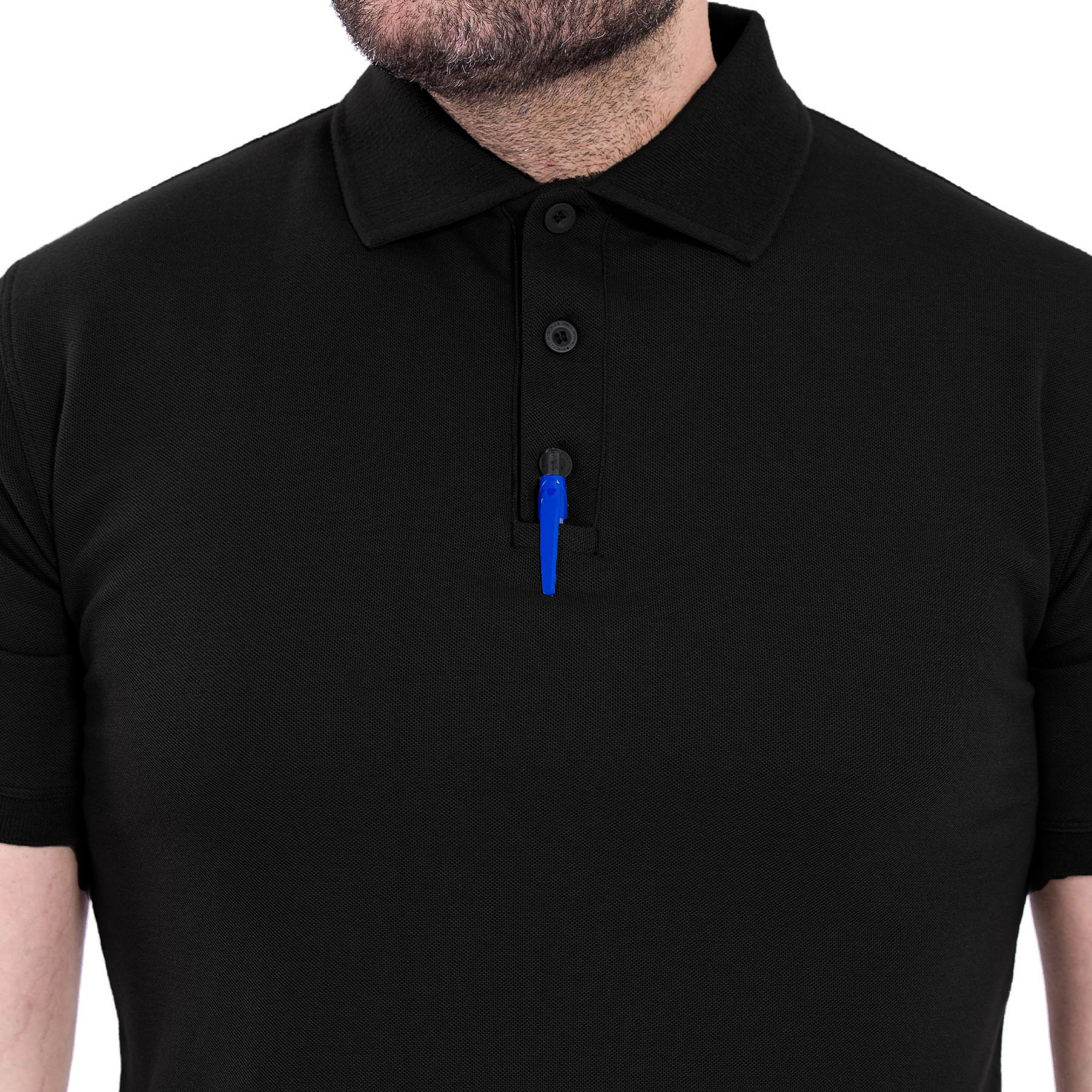 Polo Aniketos Pentagon - Black