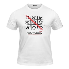 T-Shirt "3T" Pentagon - White