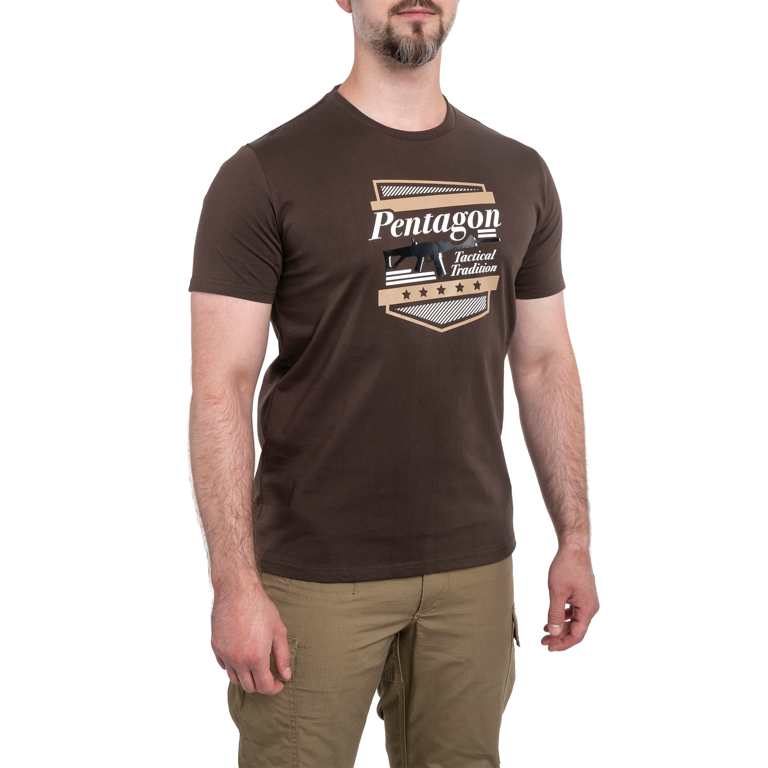 T-Shirt ACR Pentagon - Terra Brown