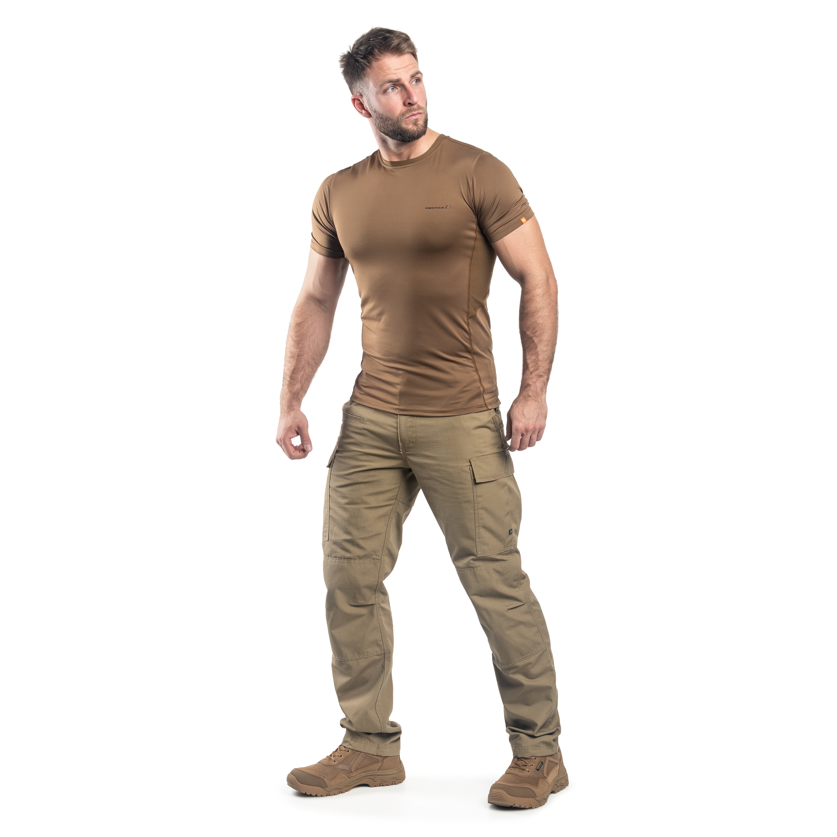 T-Shirt thermoactif Apollo Tac Fresh Pentagon - Coyote