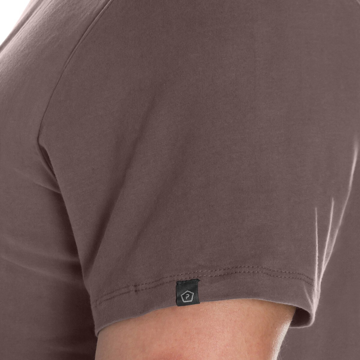 T-Shirt Grunge Pentagon  - Terra Brown