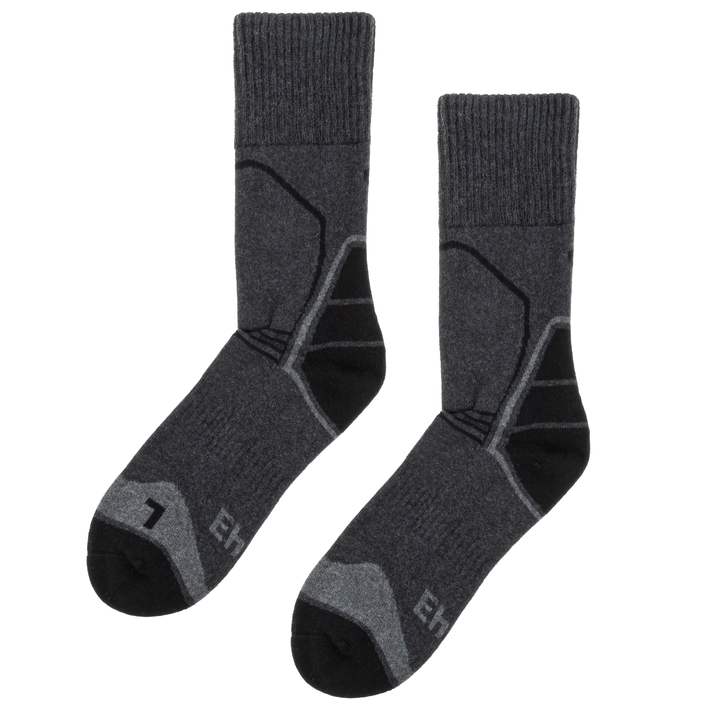 Chaussettes Trekking Deodorant INMOVE - Anthracite/Graphite