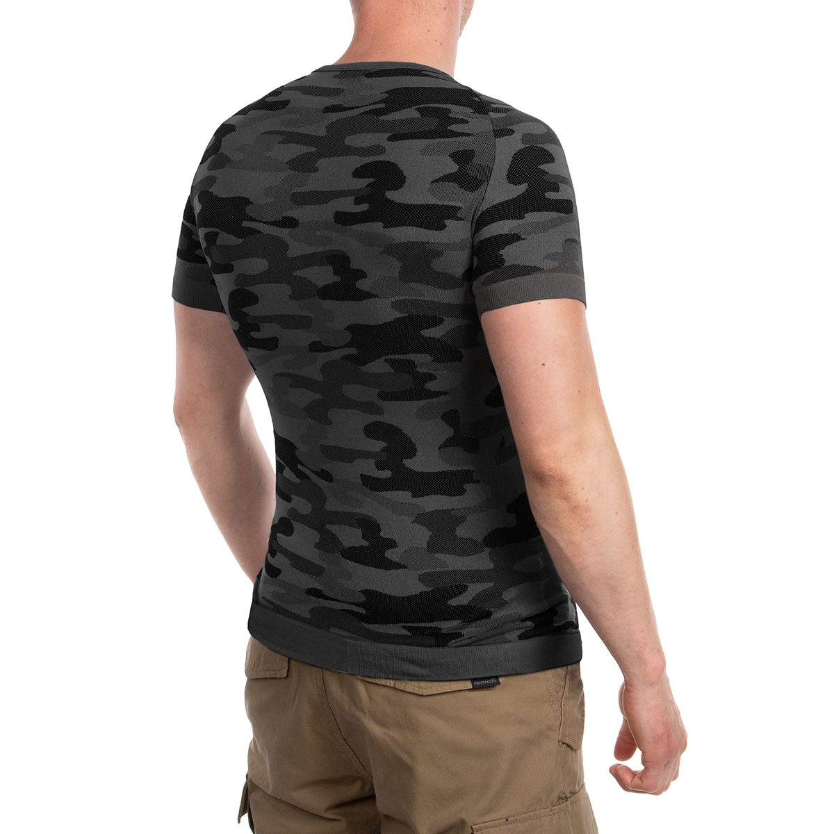 T-shirt thermoactif à manches courtes Thermo Active Sesto Senso - Dark Camo