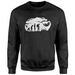 Sweatshirt Bushcraft Evolution TigerWood - Black