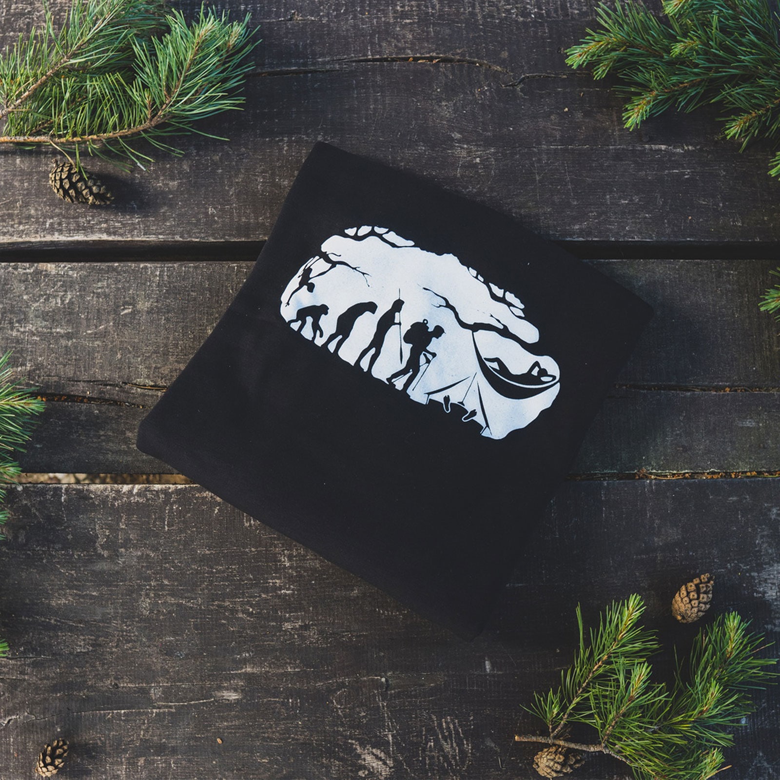 Sweatshirt Bushcraft Evolution TigerWood - Black