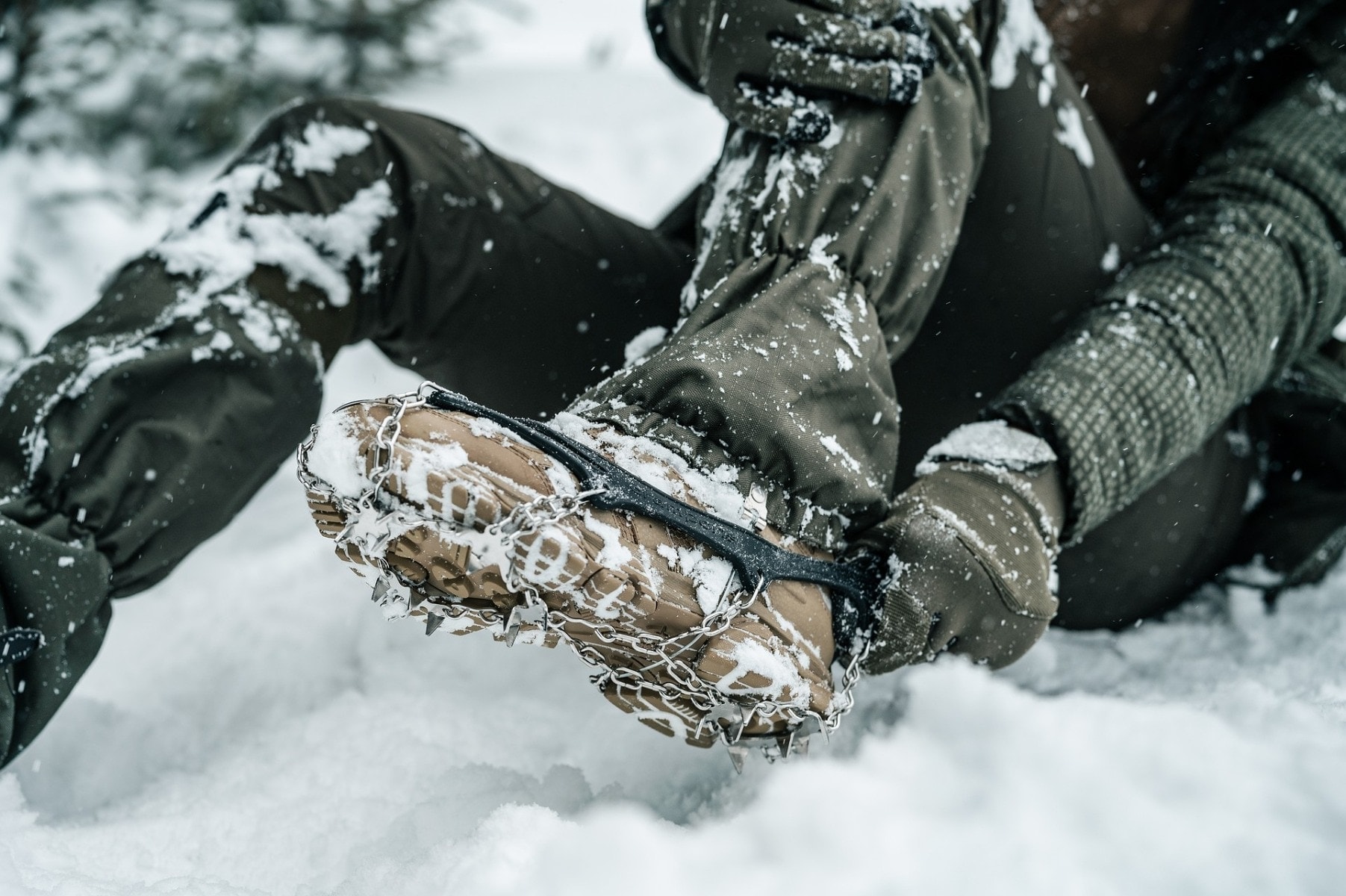Crampons randonnée montagne hiver
