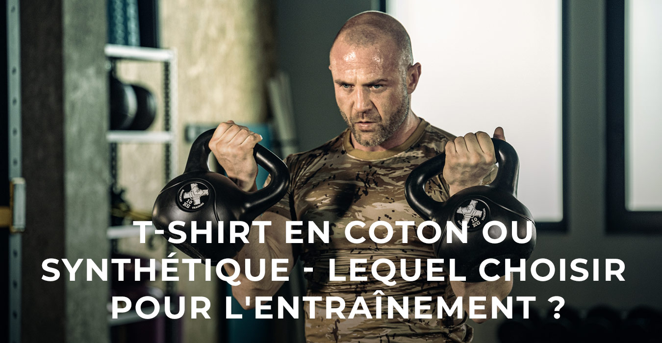 T-shirt en coton ou synthétique - lequel choisir pour l'entraînement ?